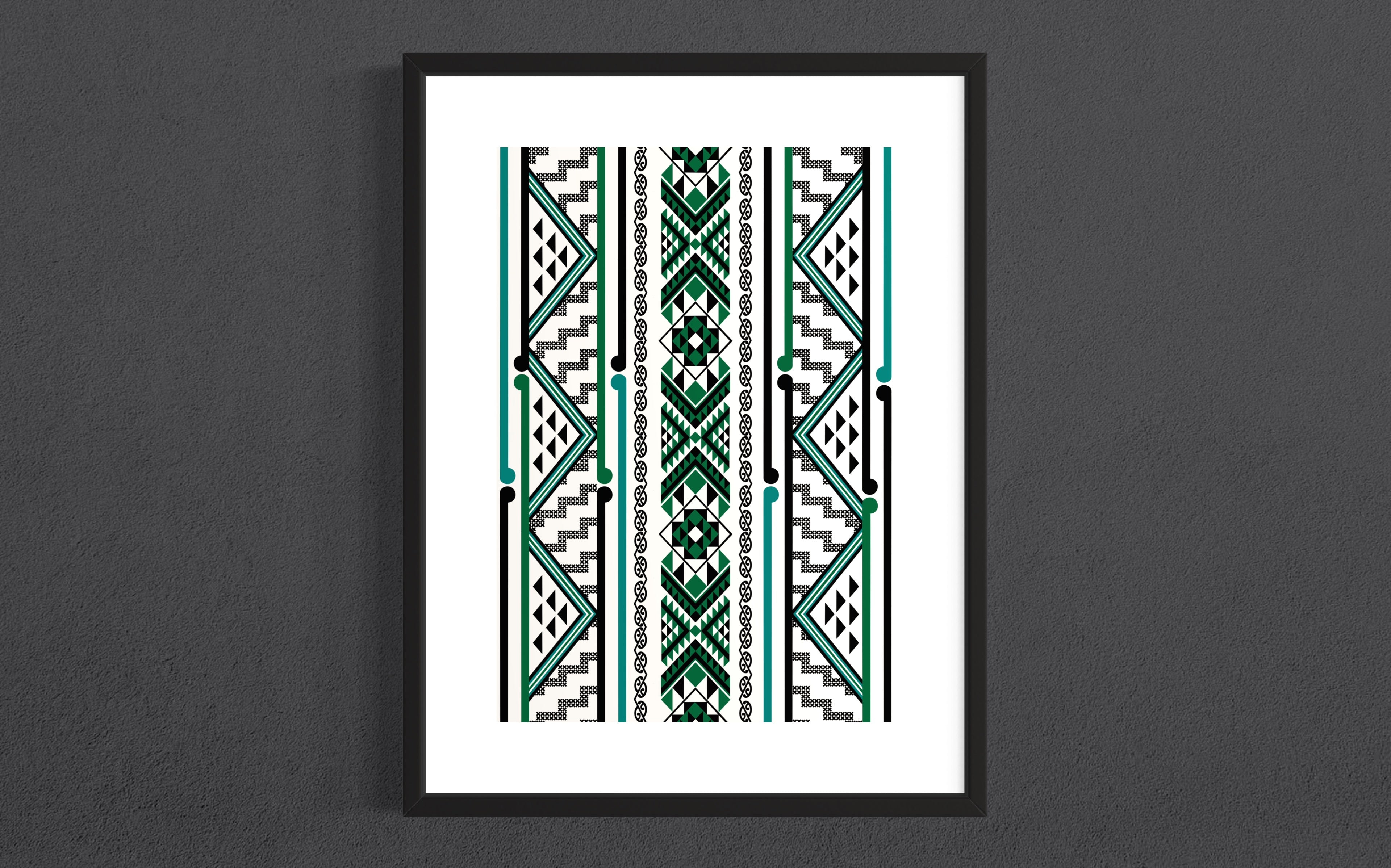 Taniko Pulse print