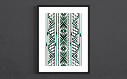 Taniko Pulse print