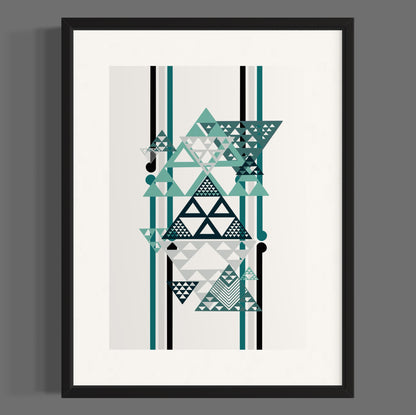 Tāniko Print